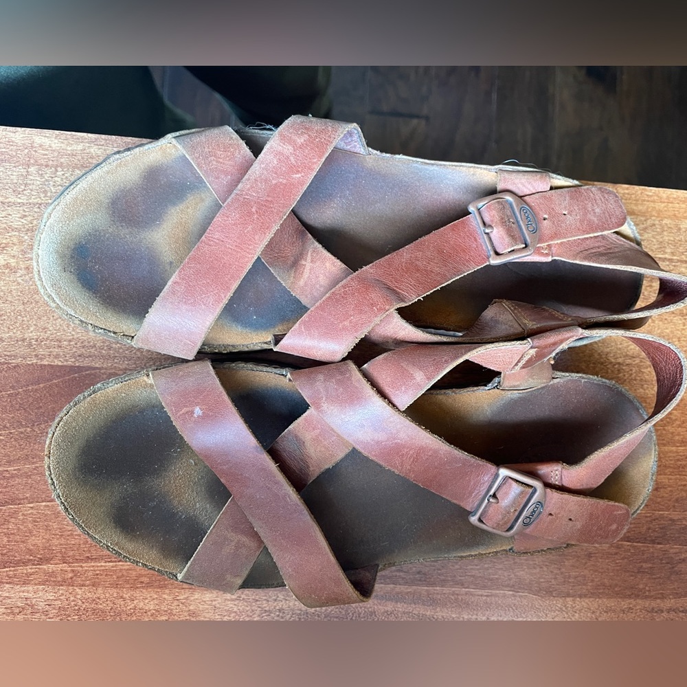 Chaco Wayfarer leather sandal